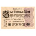 1923 German 2 Million Mark Pick#104d UNC