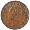 1840 Nova Scotia (Canadian provinces) 1 Penny 150k mintage