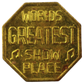 United States New York Show World Centre `42nd Street Peep Show`  Token