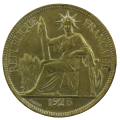 1933 (1925) French Indochina, Third Republic 1 Piastre Replica 17,8g, Copper-nickel, N#295434