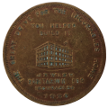 1926 United States New York $1 donation token for Jewish Sanitarium for Incurables