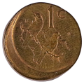 Error 1988 South Africa 1 Cent Off centre Strike