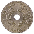 1934 Southern Rhodesia 1/2 Penny, KM#6