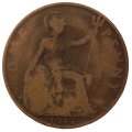 Error 1917 Great Britain Penny, Die Transfer i.e. Progressive Indirect Design Transfer (Also known a