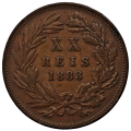 1883 Portugal 20 Réis KM#527