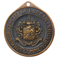 1953 South Africa Elizabeth II Coronation Durban Copper Medallion [soon to be listed new variety Lai