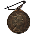 1953 South Africa Commemorative Bronze Queen Elizabeth II Coronation Towns: Cape Town Medallion