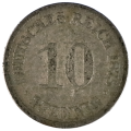1875-A German Berlin 10 Pfennig KM#4
