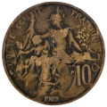 1912 France Third Republic 10 Centimes KM#843
