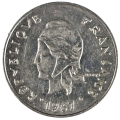1967 French Polynesia 50 Francs KM#7,  600k Minted