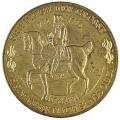 1991 Federal Republic of Germany Friedrich der Große Medal Gold plated copper-nickel