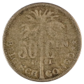 1921 Belgian Congo 50 Centimes (Dutch text) KM#23