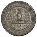 1862 Belgium 5 centimes KM#21