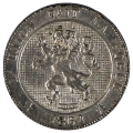 1862 Belgium 5 centimes KM#21