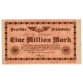 1923 German Berlin Reichsbanknote 1 Million Mark
