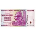 2008 Zimbabwe $500 Millon Pick#82