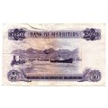 1967 Mauritius 50 Rupees Signature 4 Pick#33c