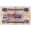 1967 Mauritius 50 Rupees Signature 4 Pick#33c, edge tear