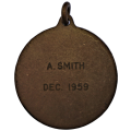 1959 Royal Life Saving Society Medal Awarded to `A. Smith 9 Dec 1959`