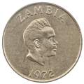 1972 Zambia 10 Ngwee KM#12