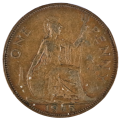 1945 Great Britain Penny with Unknown `V&S` Counterstamp