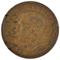 1945 Great Britain Penny with Unknown `V&S` Counterstamp