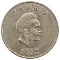 1972 Zambia 20 Ngwee KM#13