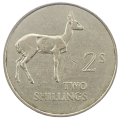 1964 Zambia 2 Shillings KM#3