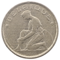 1923 Belgium 2 Francs, KM#91