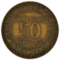 1923 France 50 Centimes KM#884