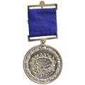 1906 Eton College `For Regular Attendance` White Metal Medal with Ribbon and Box