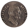 Error No Date South Africa 20 cent Struck on 10 cent planchet,21mm 4g