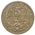 1936 Oriental Republic of Uruguay 5 Centésimos KM#21