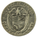 1930 Panama Silver 1/10 balboa, 500k Mintage
