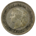1897 Ceylon (Sri Lanka) Silver 10 Cent