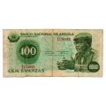 1976 Angola 100 Kwanzas Replacement note, Pick#111a