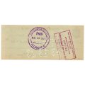 1923 United States, Charlotte The Union National Bank $32 Cheque, Cancelled by the Independence Trus