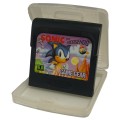 Sonic The Hedgehog - Sega Game Gear, Original game Cartridge in Sega clear case