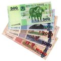 2003 Tanzania Complete Set of 500 to 10 000 Shilingi