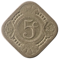 1943 Suriname 5 Cents KM#40