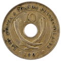 1907 East Africa and Uganda Protectorates 10 Cent KM#2