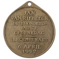 1952 South Africa van Riebeeck Tercentenary Copper Nickel Medallion