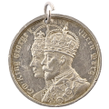 1911 Coronation of King George V and Queen Mary Aluminum Medallion