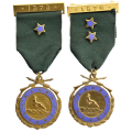 1976 & 78 S.A.N.R.A (South African national Rifles Association) Medals, 1 star as well as 2 star