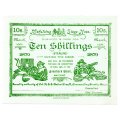 1900 Mafeking Siege 10 Shillings - Commanding (canceled) - Reprints on the original plate by the mus