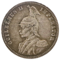 1891 German East Africa 1/2 Rupee .917 Silver, 68k Minted KM#4
