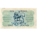 1955 South Africa Type 11 MH De Kock Third Issue 1 Pound