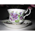Royal Albert Flower of the Month February Tea Duo
