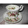 Royal Albert Flower of the Month December Coffee Duo