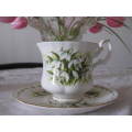 Royal Albert Flower of the Month January Coffee duo